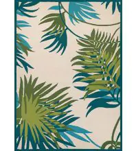 Couristan Covington JUNGLE LEAVES  Area Rugs